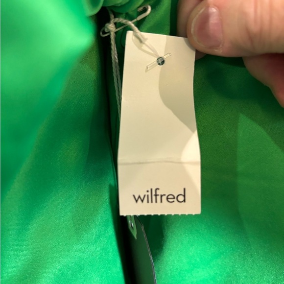 WILFRED Sz S Toulin Peacock Embroidered Quilted Lining Bomber Jacket NEW - Picture 7 of 12